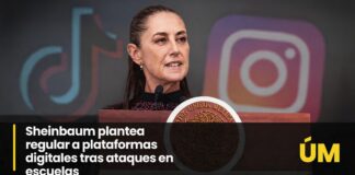 SHEINBAUM PLANTEA REGULAR A PLATAFORMAS DIGITALES TRAS ATAQUES EN ESCUELAS